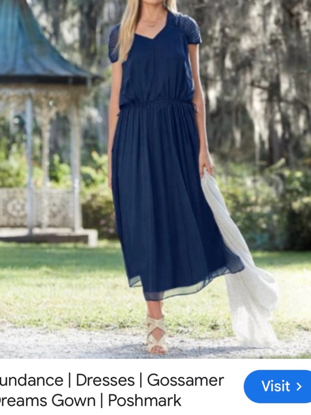 Sundance Dark Navy Maxi Dress